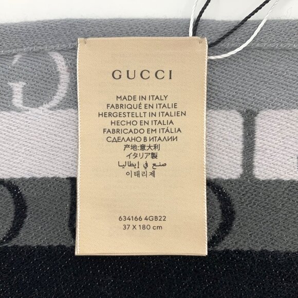 Gucci Color-block wool scarf - Picture 8 of 9
